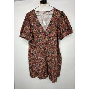 Boden Womens Midi Dress Floral Red plus size 22 R NWT mini dress stretchy